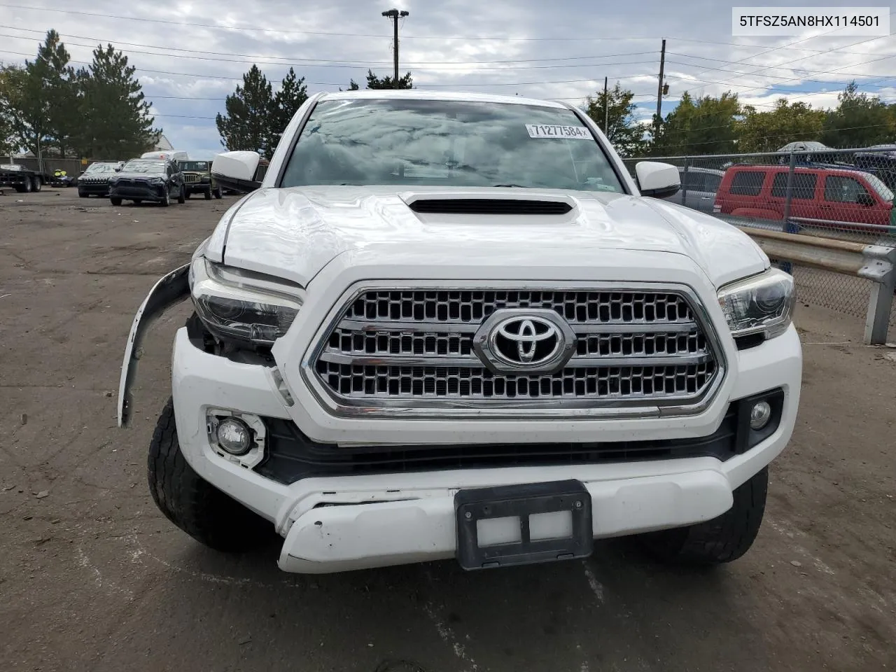 2017 Toyota Tacoma Access Cab VIN: 5TFSZ5AN8HX114501 Lot: 71277584