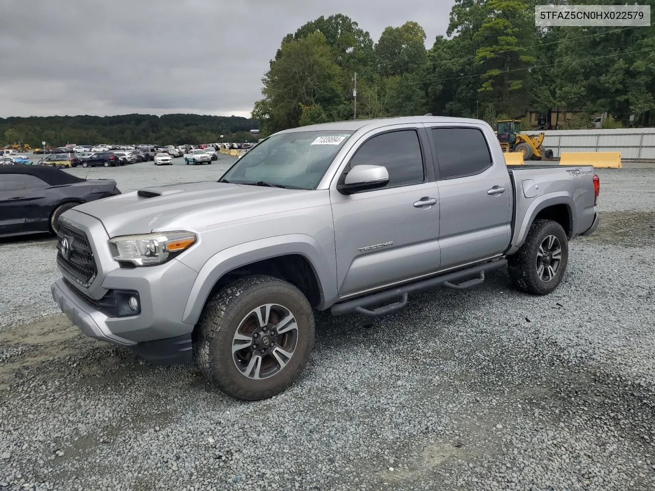 2017 Toyota Tacoma Double Cab VIN: 5TFAZ5CN0HX022579 Lot: 71339894