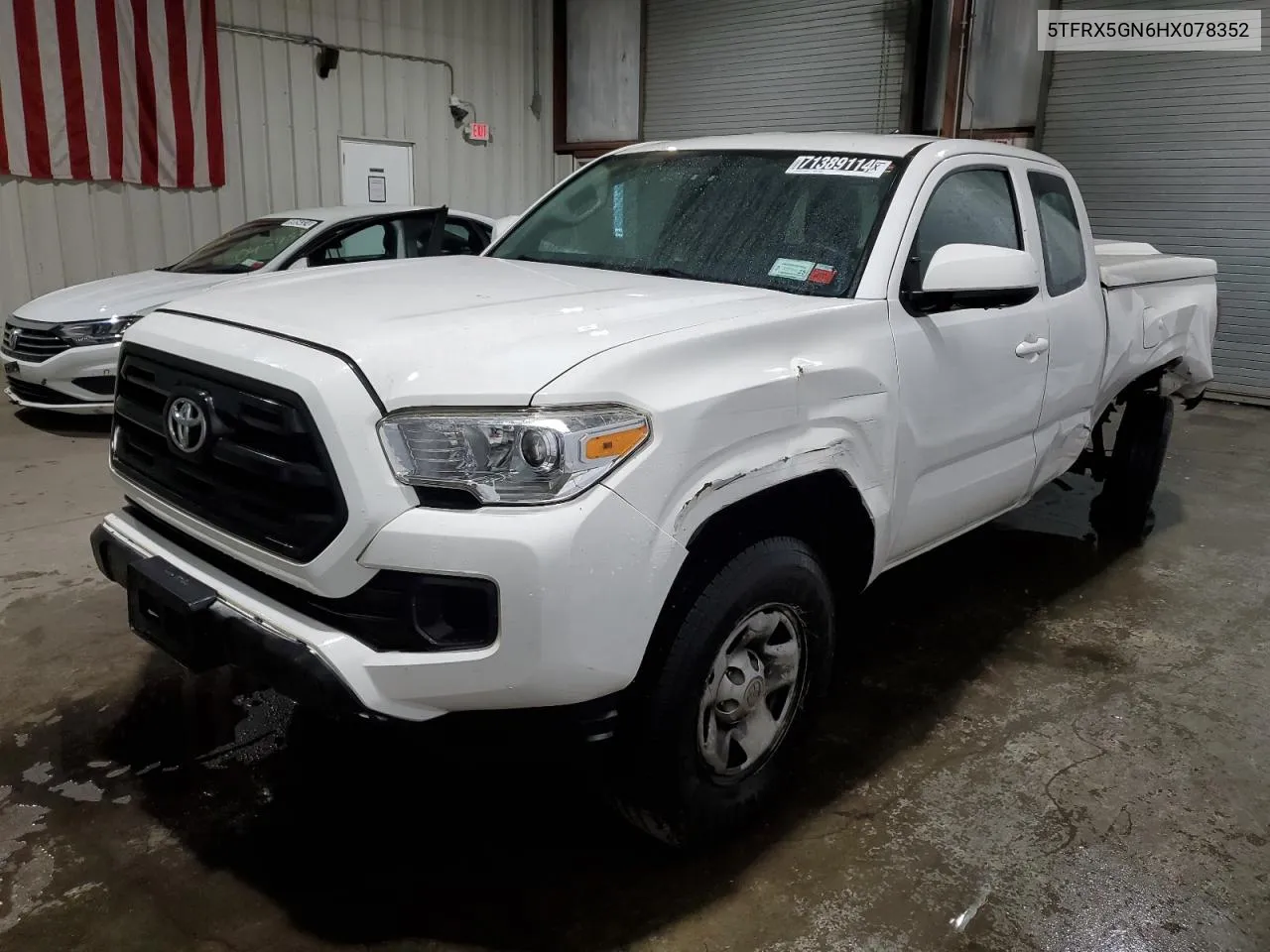 2017 Toyota Tacoma Access Cab VIN: 5TFRX5GN6HX078352 Lot: 71389114