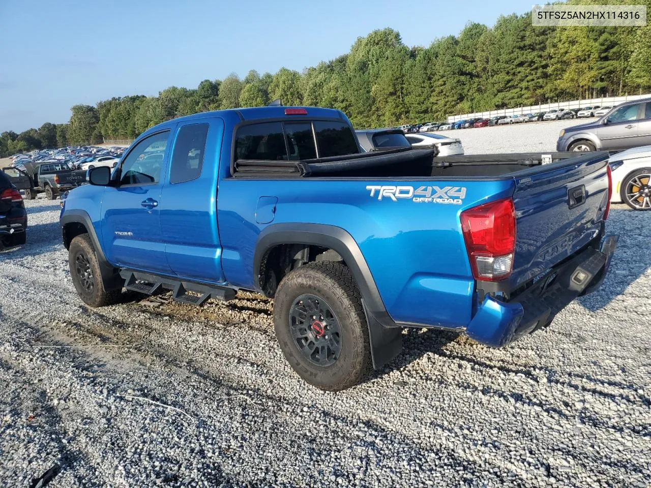 2017 Toyota Tacoma Access Cab VIN: 5TFSZ5AN2HX114316 Lot: 71625074