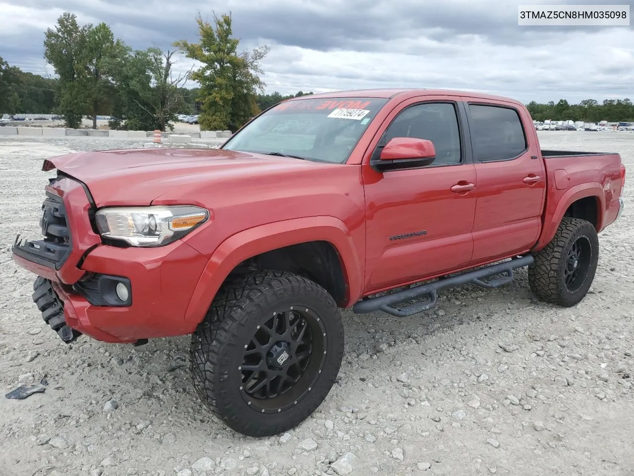 2017 Toyota Tacoma Double Cab VIN: 3TMAZ5CN8HM035098 Lot: 71759274