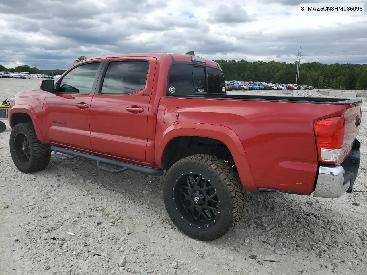 2017 Toyota Tacoma Double Cab VIN: 3TMAZ5CN8HM035098 Lot: 71759274