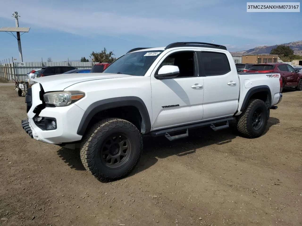 2017 Toyota Tacoma Double Cab VIN: 3TMCZ5ANXHM073167 Lot: 71887354