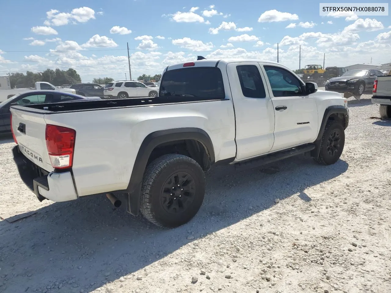 2017 Toyota Tacoma Access Cab VIN: 5TFRX5GN7HX088078 Lot: 71944114