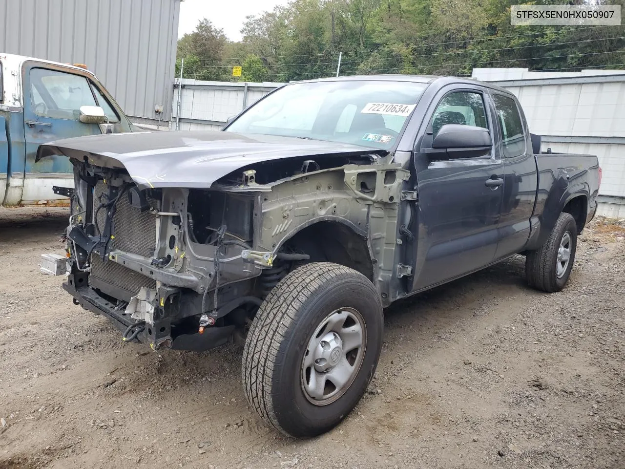 2017 Toyota Tacoma Access Cab VIN: 5TFSX5EN0HX050907 Lot: 72210634