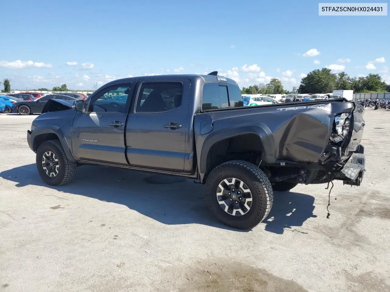 2017 Toyota Tacoma Double Cab VIN: 5TFAZ5CN0HX024431 Lot: 72716864