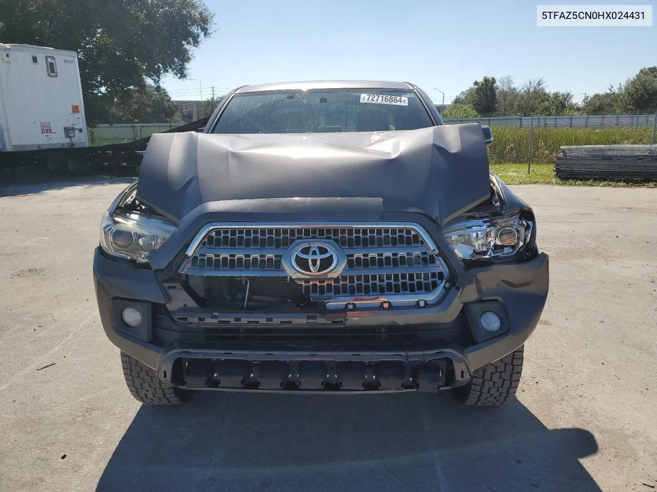 2017 Toyota Tacoma Double Cab VIN: 5TFAZ5CN0HX024431 Lot: 72716864