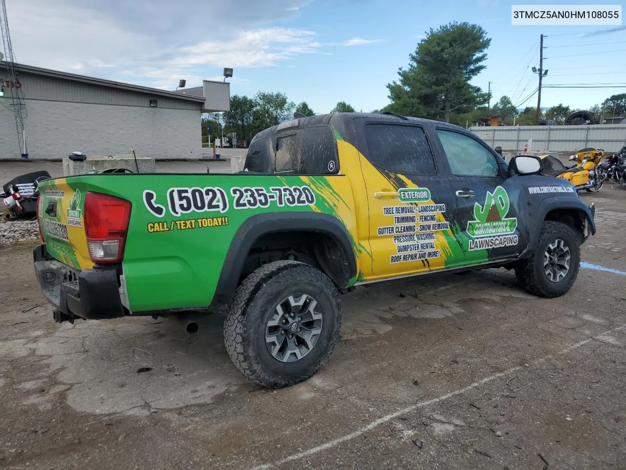 3TMCZ5AN0HM108055 2017 Toyota Tacoma Double Cab