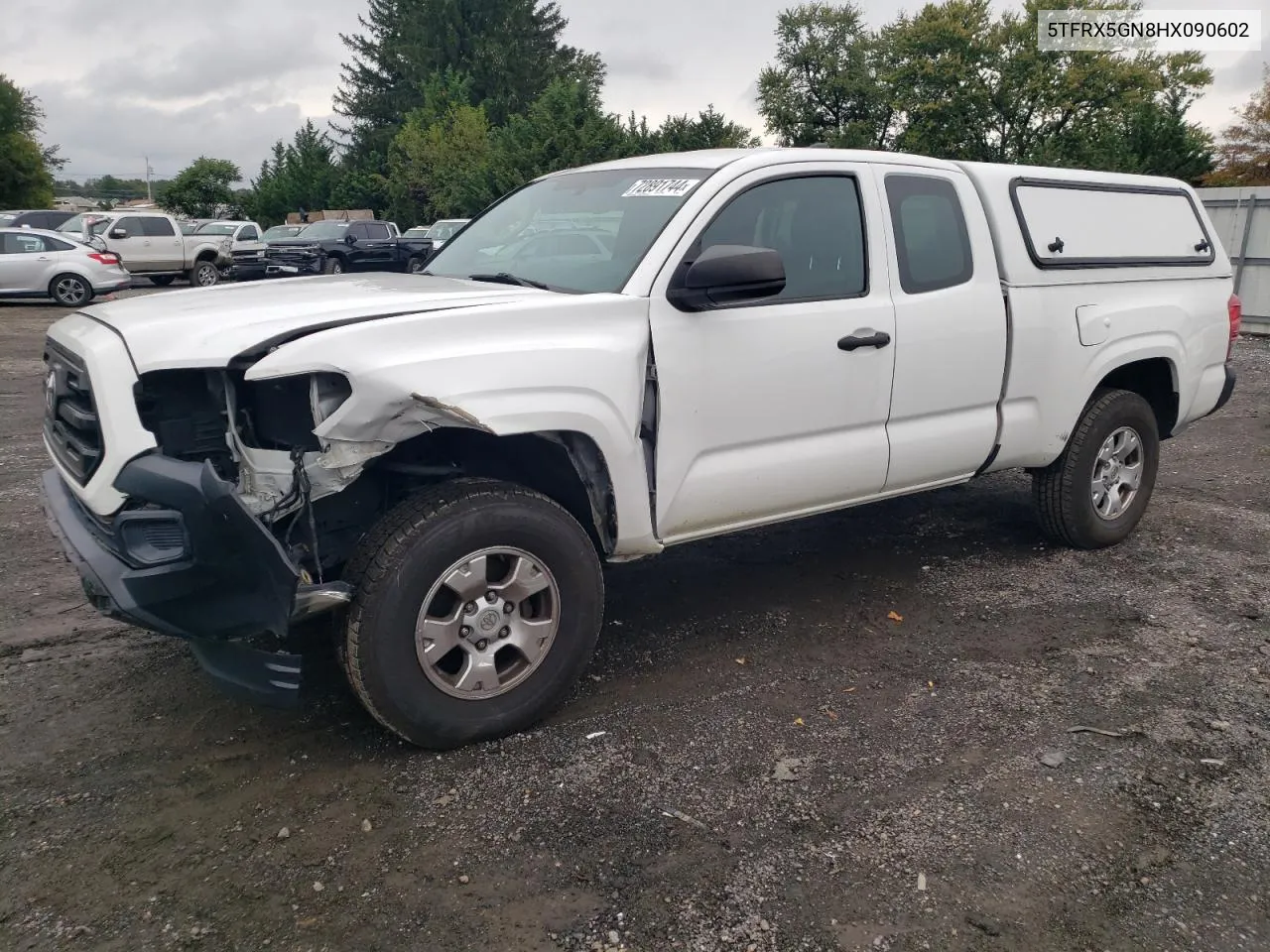 2017 Toyota Tacoma Access Cab VIN: 5TFRX5GN8HX090602 Lot: 72891744