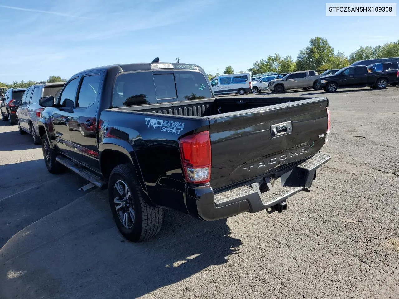 2017 Toyota Tacoma Double Cab VIN: 5TFCZ5AN5HX109308 Lot: 73029574