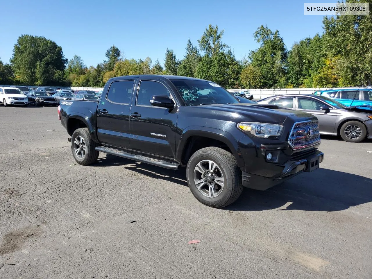 2017 Toyota Tacoma Double Cab VIN: 5TFCZ5AN5HX109308 Lot: 73029574