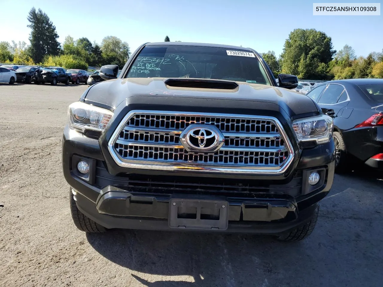 2017 Toyota Tacoma Double Cab VIN: 5TFCZ5AN5HX109308 Lot: 73029574