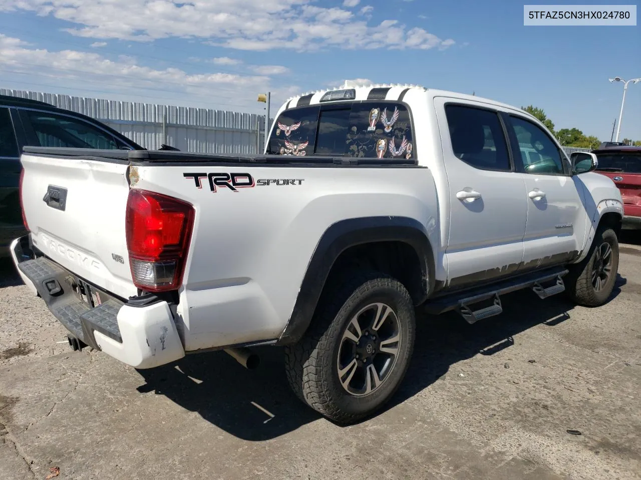 2017 Toyota Tacoma Double Cab VIN: 5TFAZ5CN3HX024780 Lot: 73360184