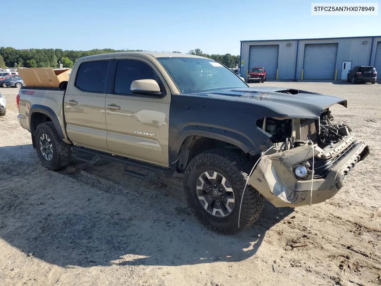 2017 Toyota Tacoma Double Cab VIN: 5TFCZ5AN7HX078949 Lot: 73501324