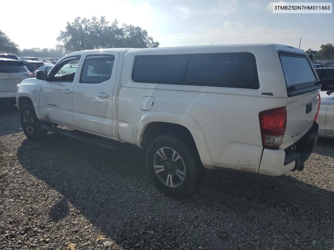 2017 Toyota Tacoma Double Cab VIN: 3TMBZ5DN7HM011863 Lot: 73708294