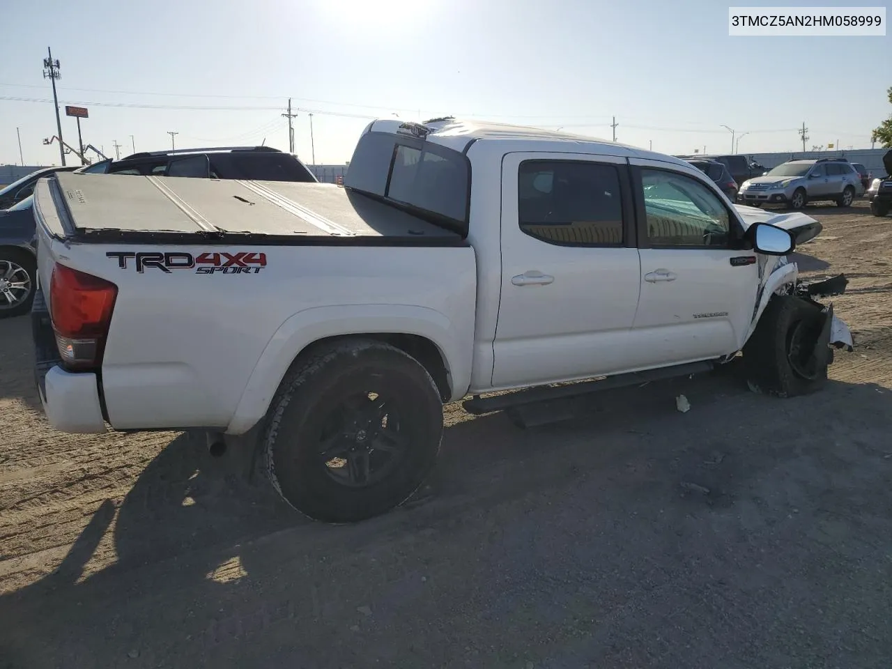 2017 Toyota Tacoma Double Cab VIN: 3TMCZ5AN2HM058999 Lot: 73830154