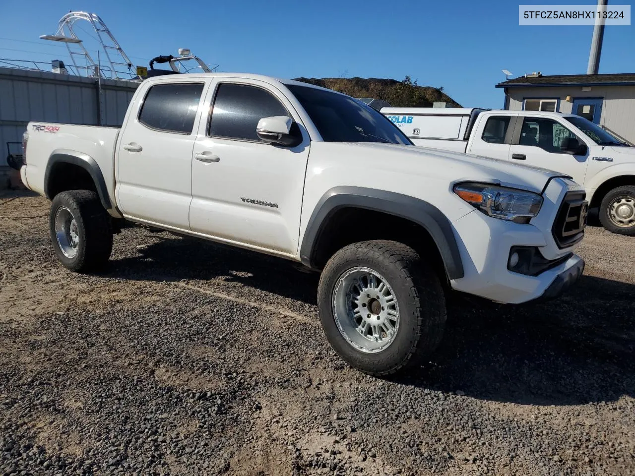 2017 Toyota Tacoma Double Cab VIN: 5TFCZ5AN8HX113224 Lot: 74080854