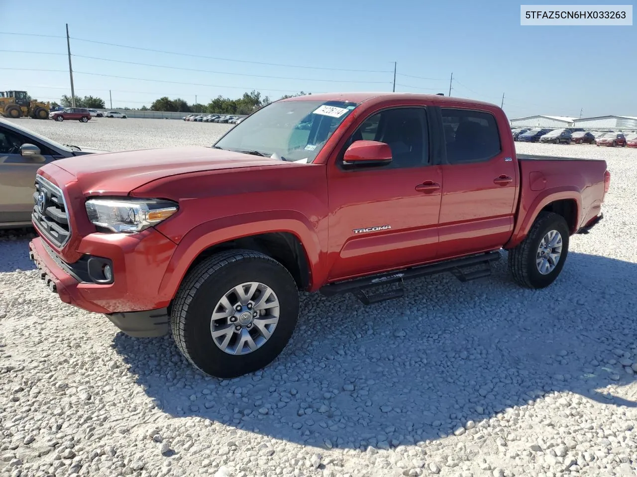 2017 Toyota Tacoma Double Cab VIN: 5TFAZ5CN6HX033263 Lot: 74226144