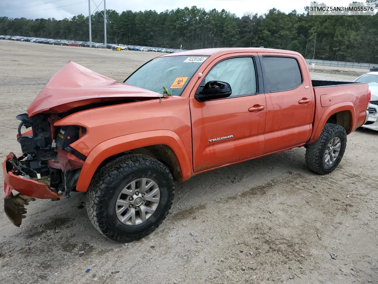 2017 Toyota Tacoma Double Cab VIN: 3TMCZ5AN3HM055576 Lot: 74326184