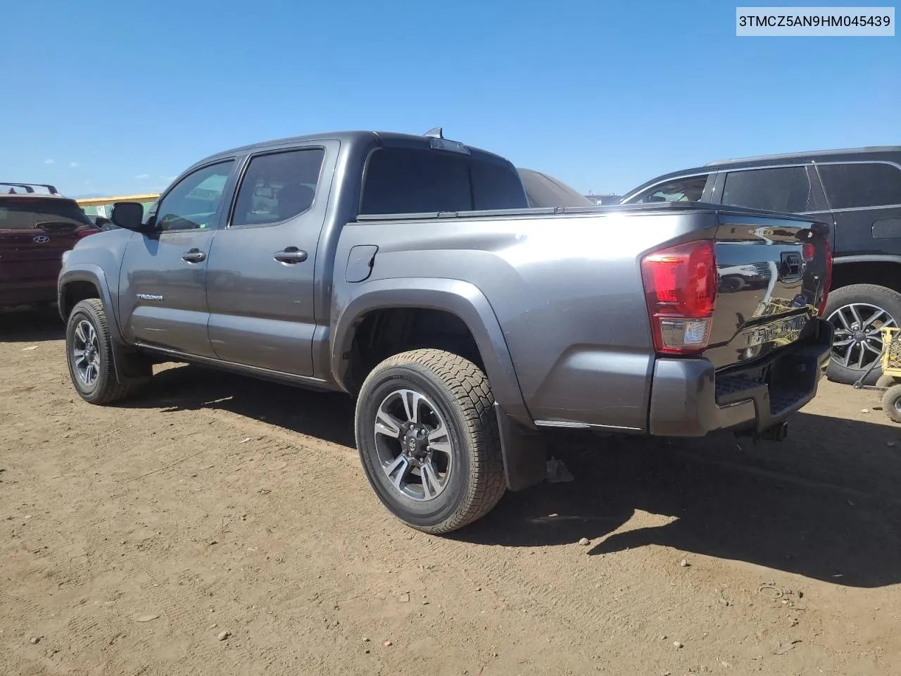 2017 Toyota Tacoma Double Cab VIN: 3TMCZ5AN9HM045439 Lot: 74478924