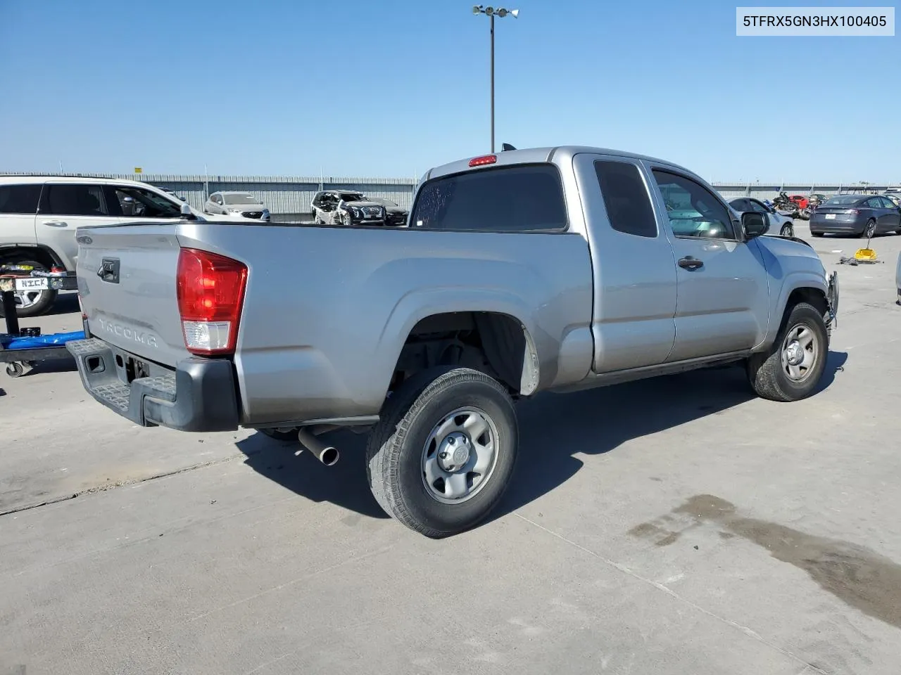 2017 Toyota Tacoma Access Cab VIN: 5TFRX5GN3HX100405 Lot: 74713614