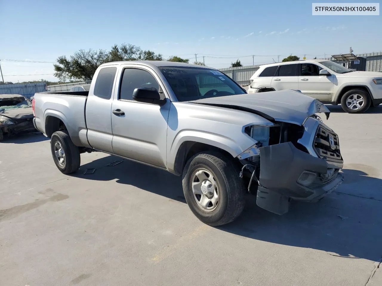 2017 Toyota Tacoma Access Cab VIN: 5TFRX5GN3HX100405 Lot: 74713614