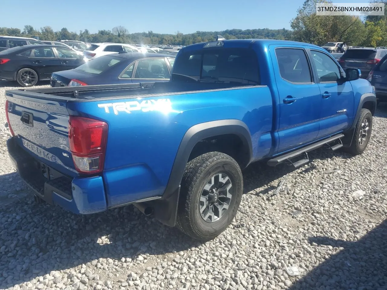 2017 Toyota Tacoma Double Cab VIN: 3TMDZ5BNXHM028491 Lot: 74754374