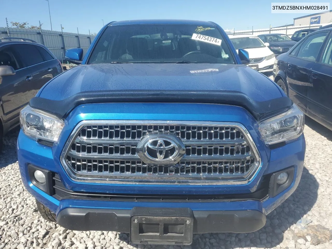 2017 Toyota Tacoma Double Cab VIN: 3TMDZ5BNXHM028491 Lot: 74754374