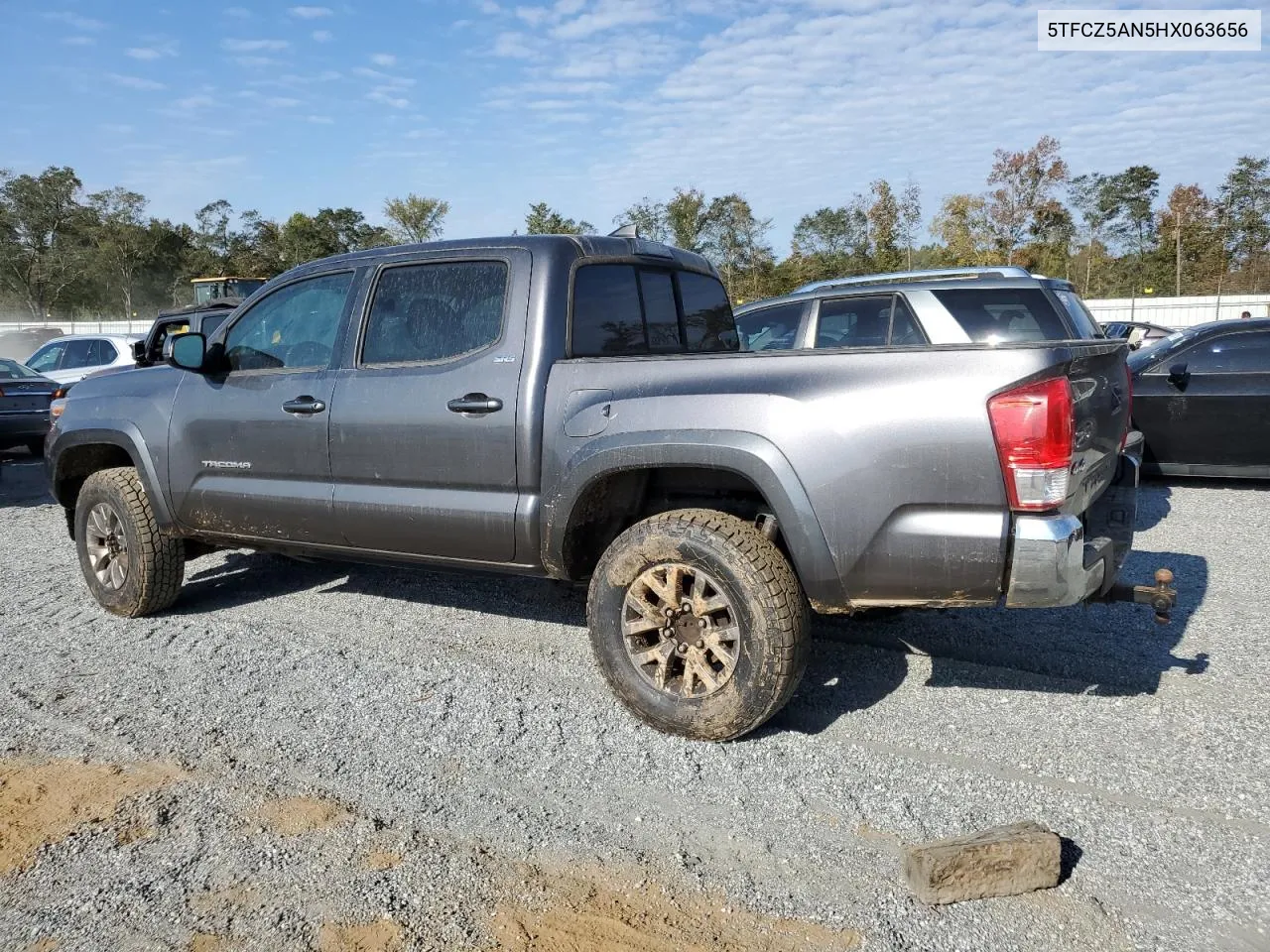 2017 Toyota Tacoma Double Cab VIN: 5TFCZ5AN5HX063656 Lot: 75408994