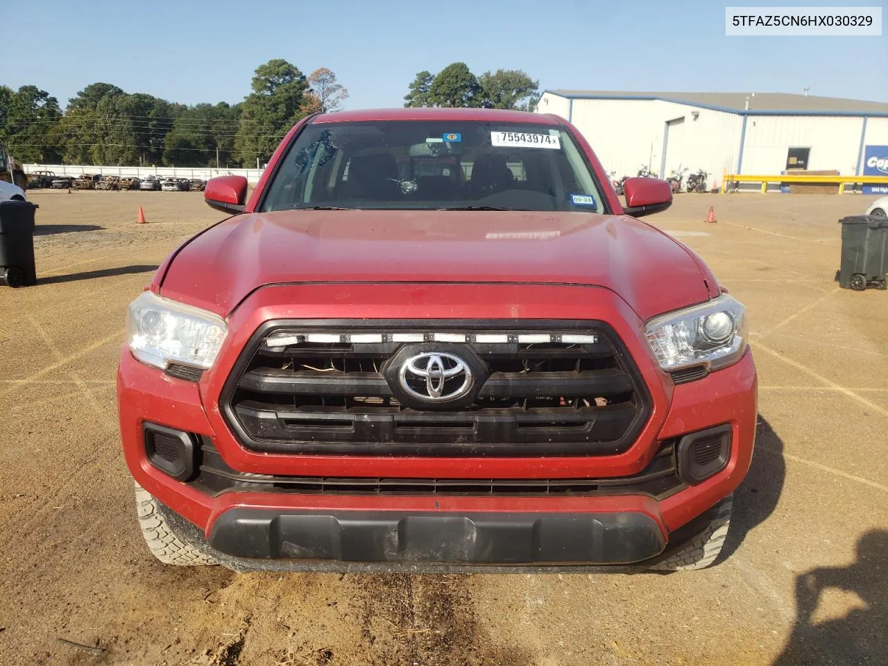 2017 Toyota Tacoma Double Cab VIN: 5TFAZ5CN6HX030329 Lot: 75543974