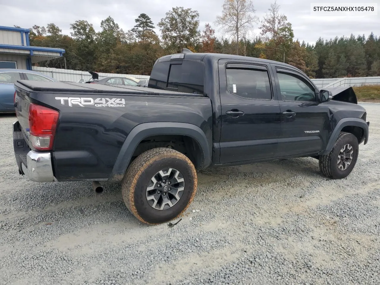 2017 Toyota Tacoma Double Cab VIN: 5TFCZ5ANXHX105478 Lot: 75882474