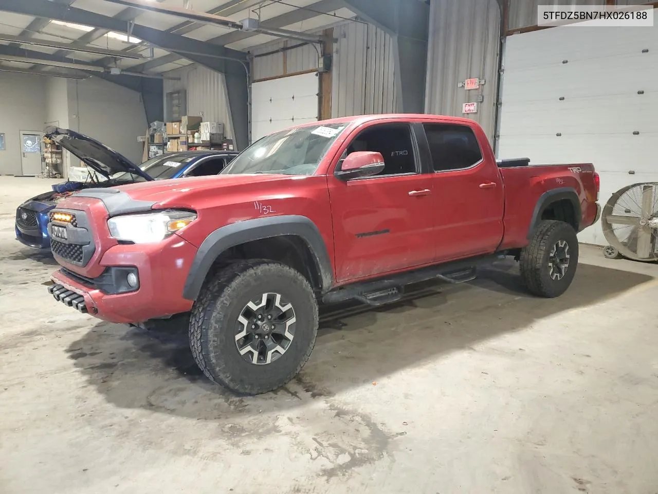 2017 Toyota Tacoma Double Cab VIN: 5TFDZ5BN7HX026188 Lot: 76052354