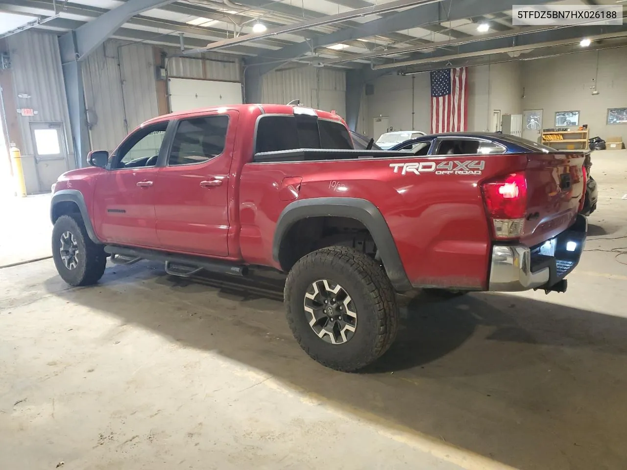 2017 Toyota Tacoma Double Cab VIN: 5TFDZ5BN7HX026188 Lot: 76052354