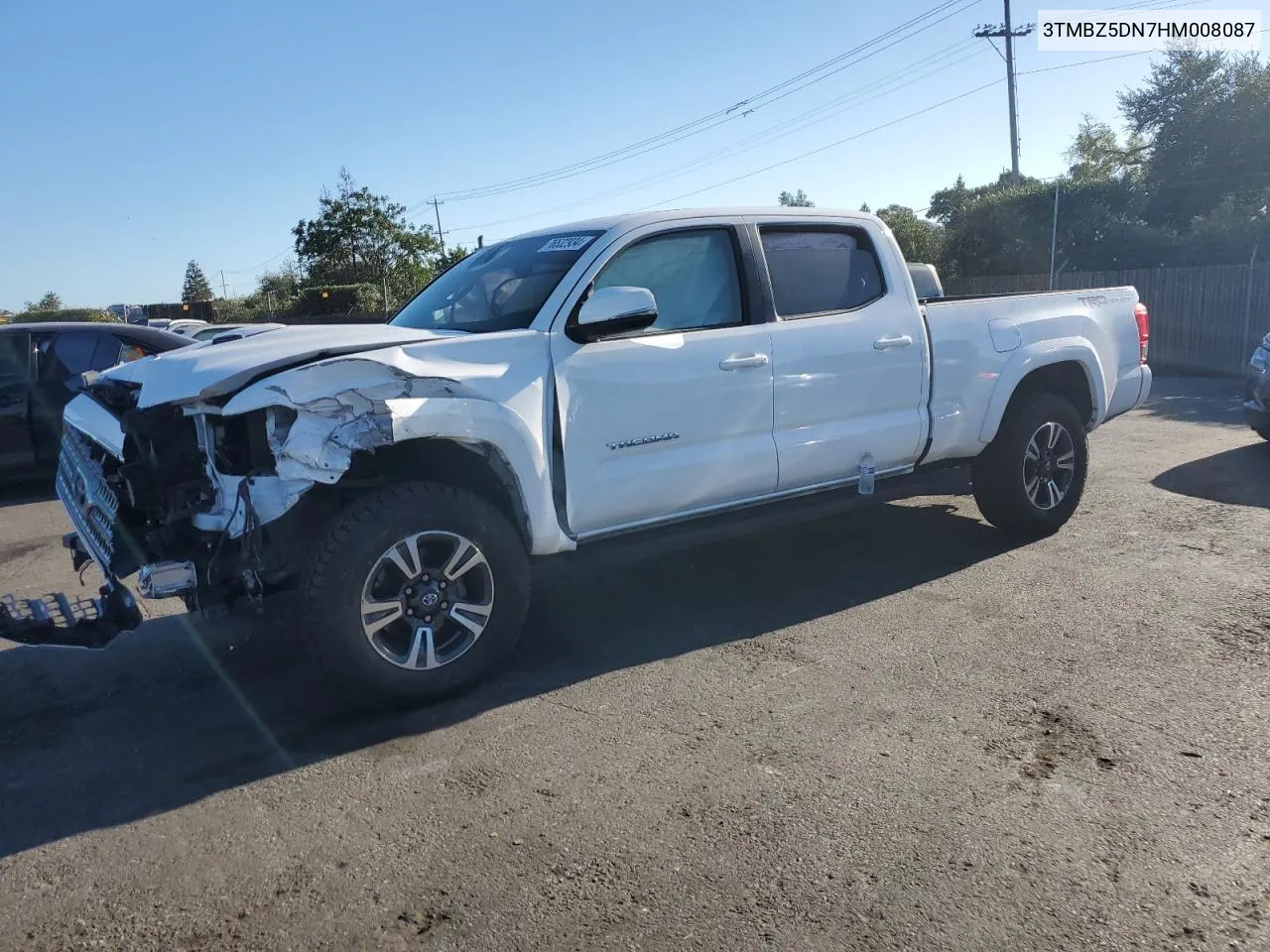 2017 Toyota Tacoma Double Cab VIN: 3TMBZ5DN7HM008087 Lot: 76532934