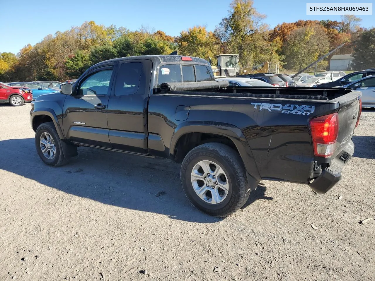 2017 Toyota Tacoma Access Cab VIN: 5TFSZ5AN8HX069463 Lot: 76577454