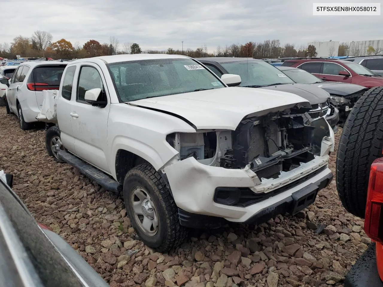 2017 Toyota Tacoma Access Cab VIN: 5TFSX5EN8HX058012 Lot: 76805414