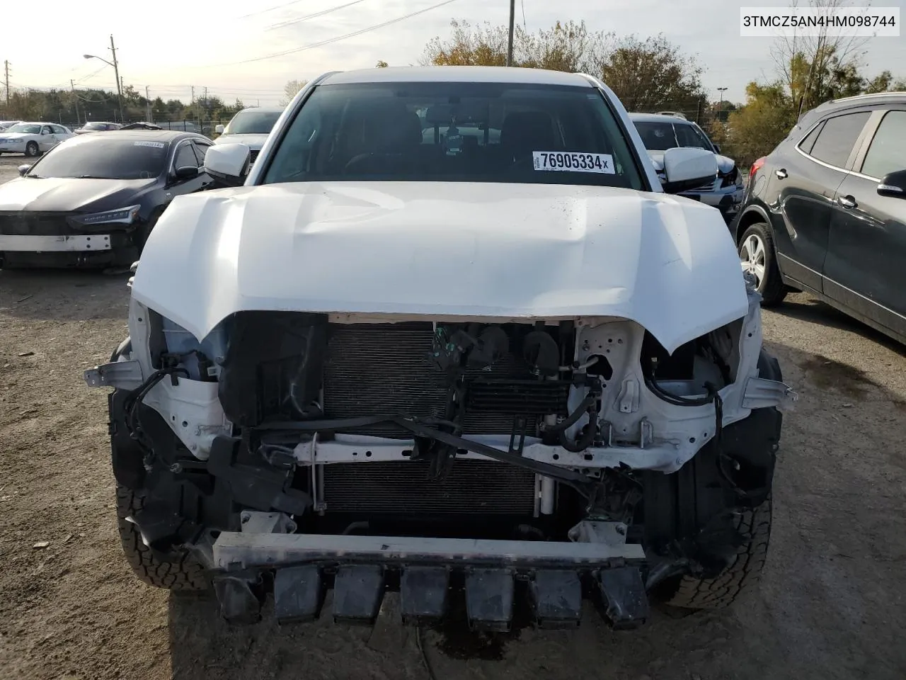 2017 Toyota Tacoma Double Cab VIN: 3TMCZ5AN4HM098744 Lot: 76905334