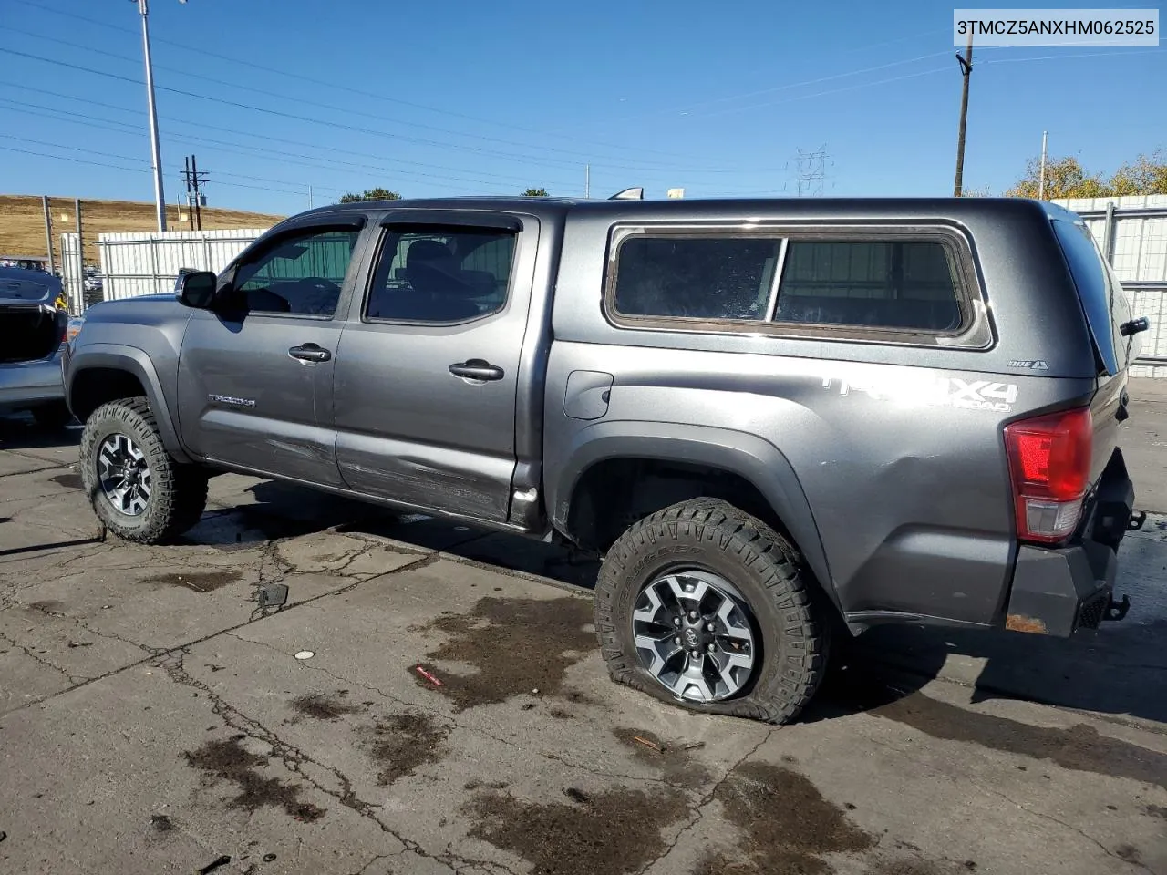 2017 Toyota Tacoma Double Cab VIN: 3TMCZ5ANXHM062525 Lot: 77226004