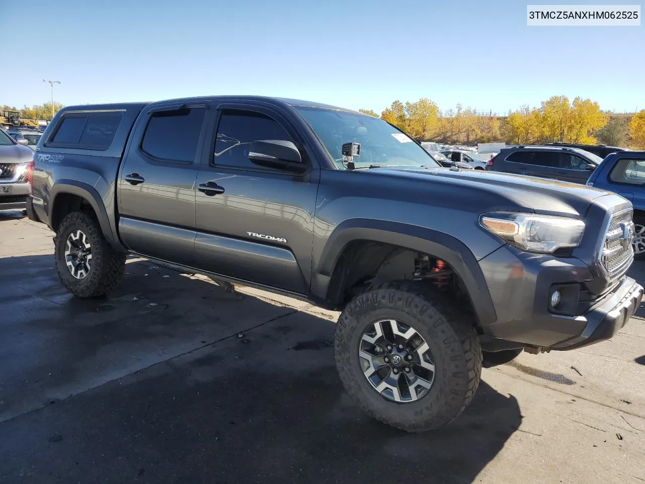 2017 Toyota Tacoma Double Cab VIN: 3TMCZ5ANXHM062525 Lot: 77226004