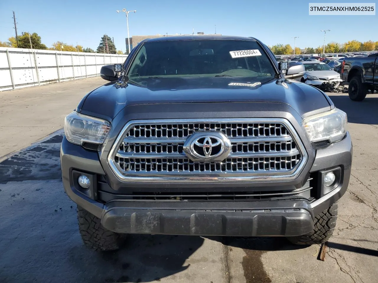 2017 Toyota Tacoma Double Cab VIN: 3TMCZ5ANXHM062525 Lot: 77226004