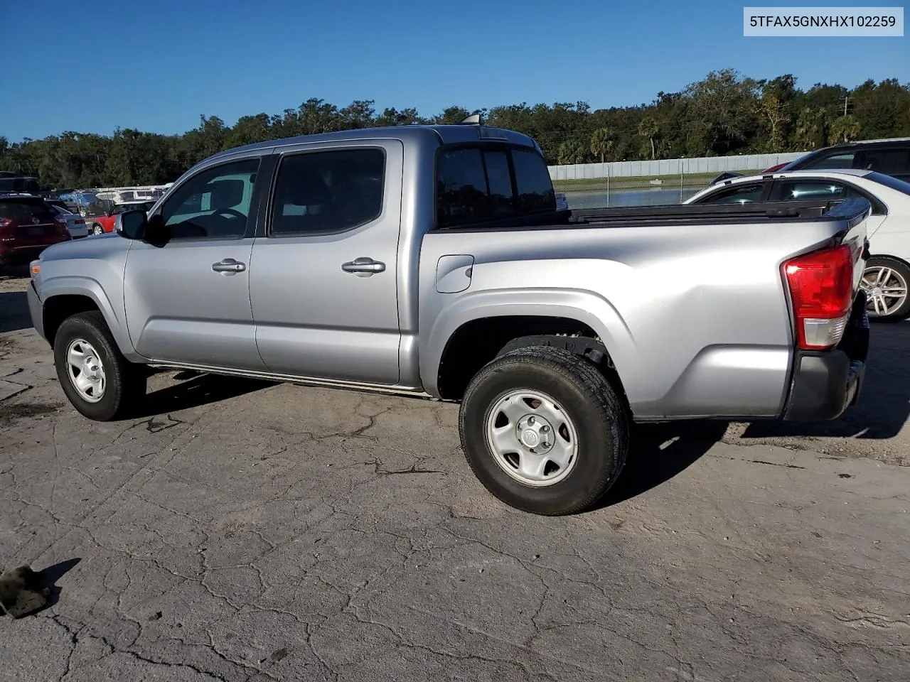 2017 Toyota Tacoma Double Cab VIN: 5TFAX5GNXHX102259 Lot: 77620164