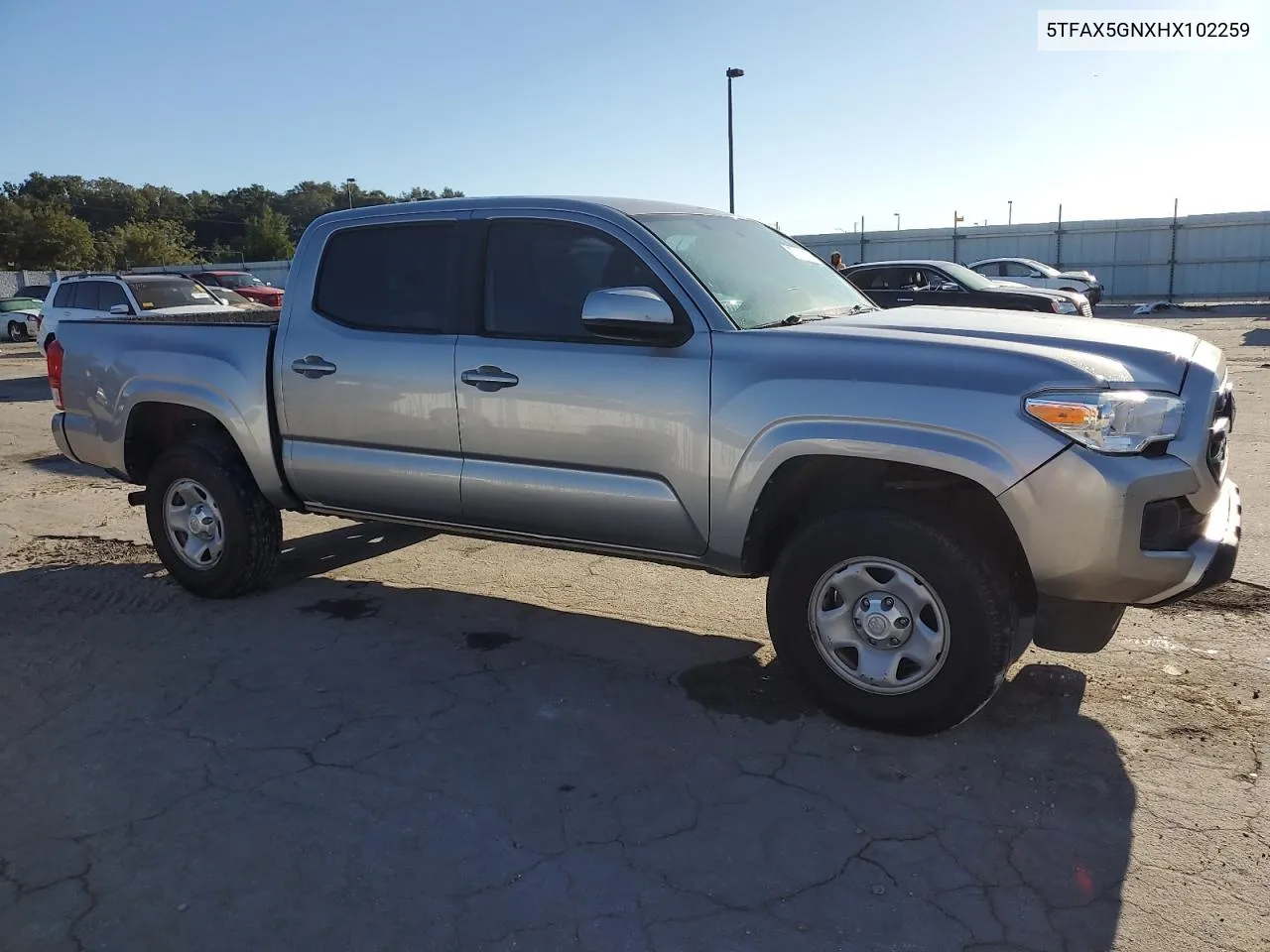 2017 Toyota Tacoma Double Cab VIN: 5TFAX5GNXHX102259 Lot: 77620164