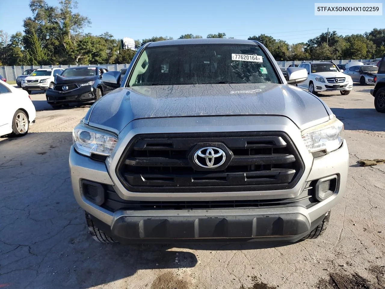 2017 Toyota Tacoma Double Cab VIN: 5TFAX5GNXHX102259 Lot: 77620164