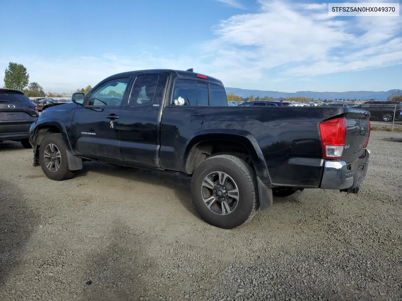 2017 Toyota Tacoma Access Cab VIN: 5TFSZ5AN0HX049370 Lot: 77706454