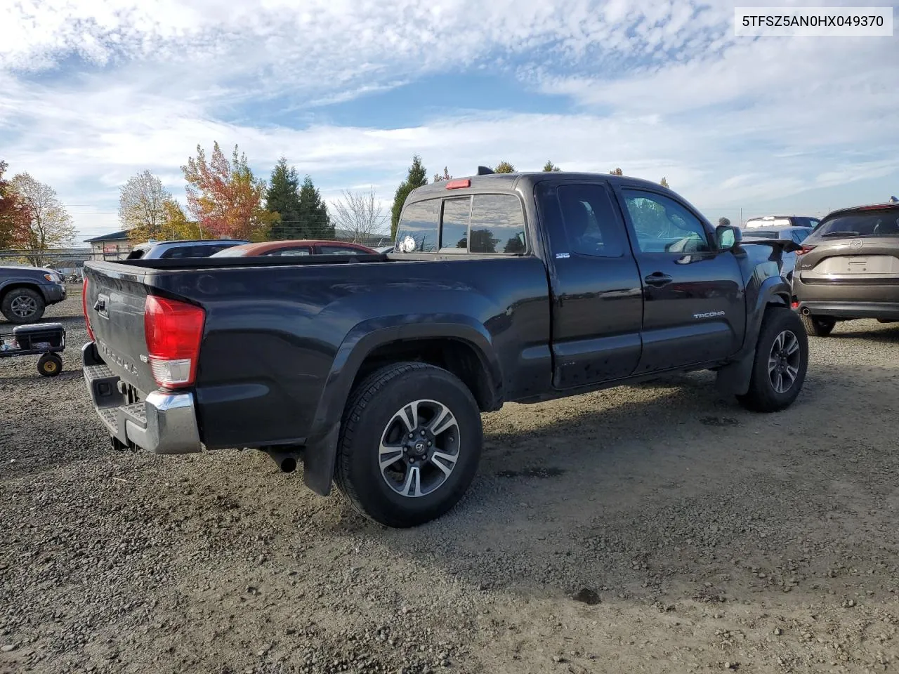 2017 Toyota Tacoma Access Cab VIN: 5TFSZ5AN0HX049370 Lot: 77706454