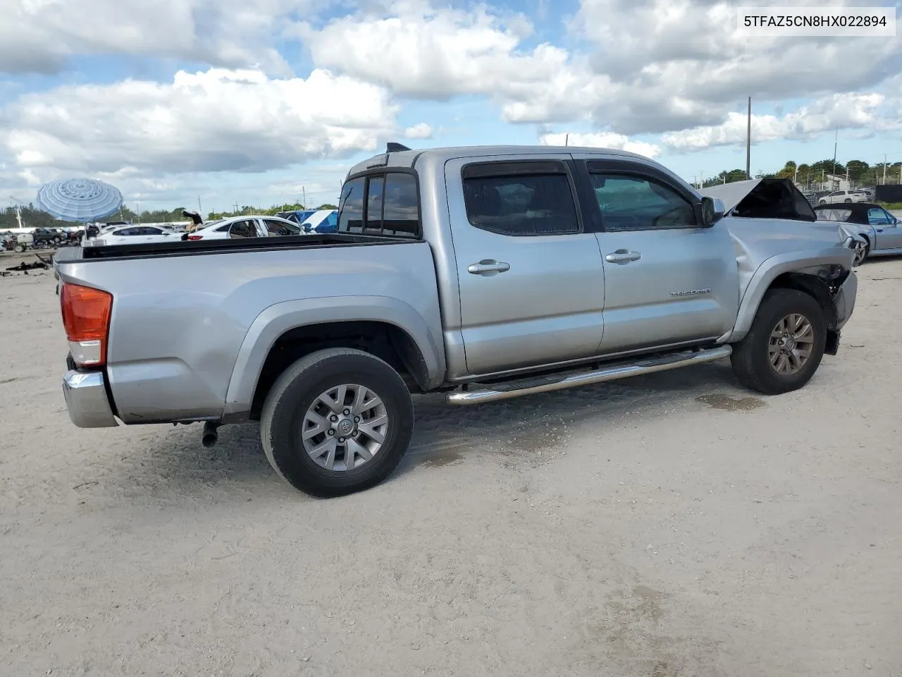 2017 Toyota Tacoma Double Cab VIN: 5TFAZ5CN8HX022894 Lot: 77799874