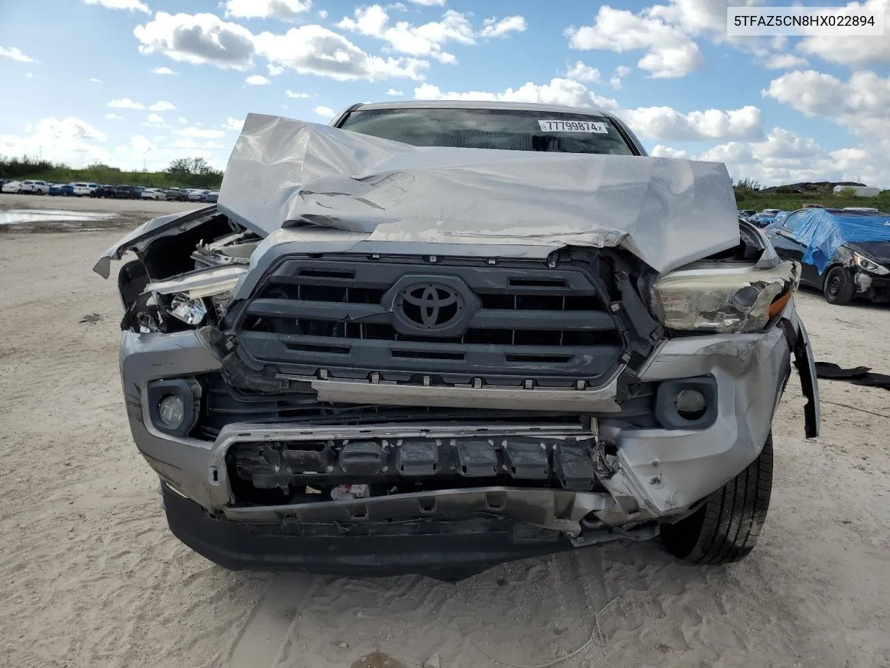 2017 Toyota Tacoma Double Cab VIN: 5TFAZ5CN8HX022894 Lot: 77799874