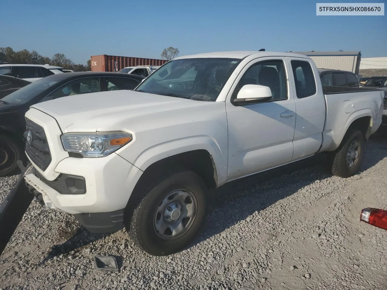 2017 Toyota Tacoma Access Cab VIN: 5TFRX5GN5HX086670 Lot: 77862504