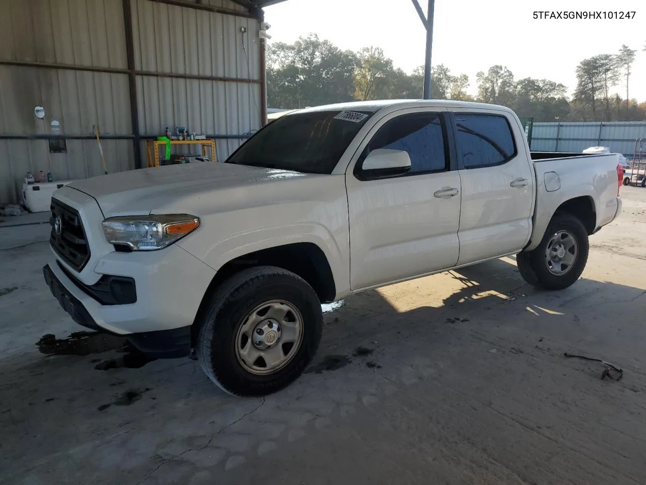 2017 Toyota Tacoma Double Cab VIN: 5TFAX5GN9HX101247 Lot: 77866004