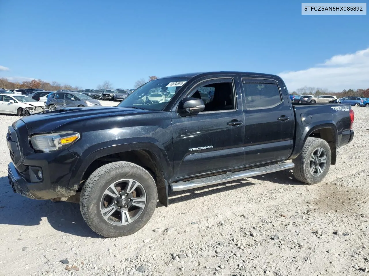 2017 Toyota Tacoma Double Cab VIN: 5TFCZ5AN6HX085892 Lot: 77874684